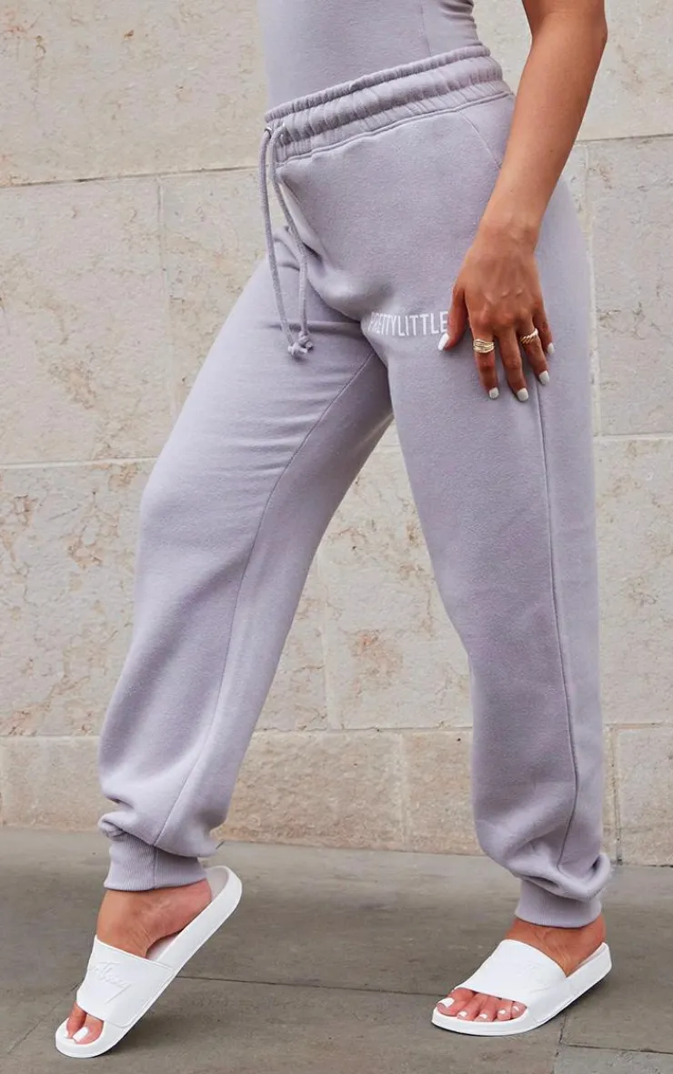 PrettyLittleThing Graphic Sweatsuits*High Waisted Washed Cuffed Sweatpants