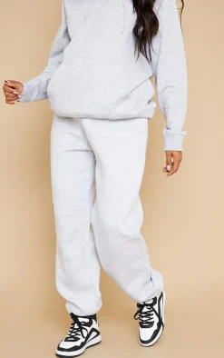 PrettyLittleThing Grey Sweatsuits*Maternity Embroidered Detail Sweatpants