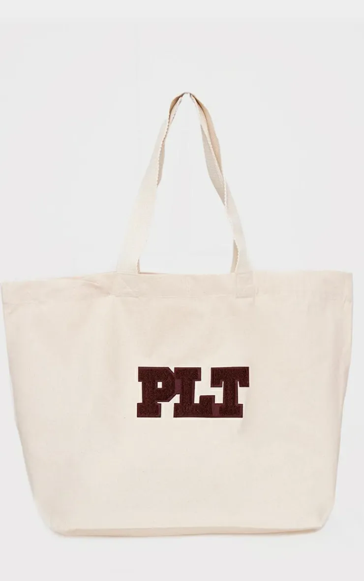 PrettyLittleThing Shoppers*Borg Logo Tote Bag