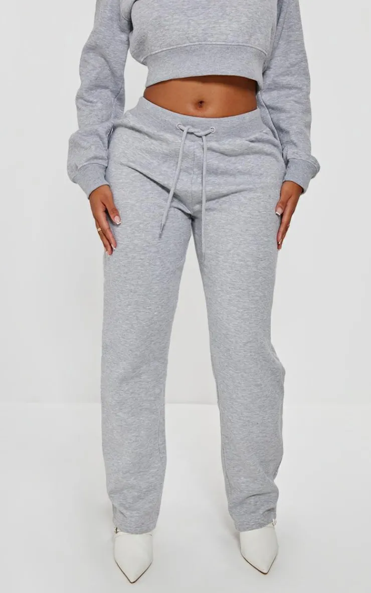 PrettyLittleThing Grey Sweatsuits*Shape Printed Back Oversized Sweatpants