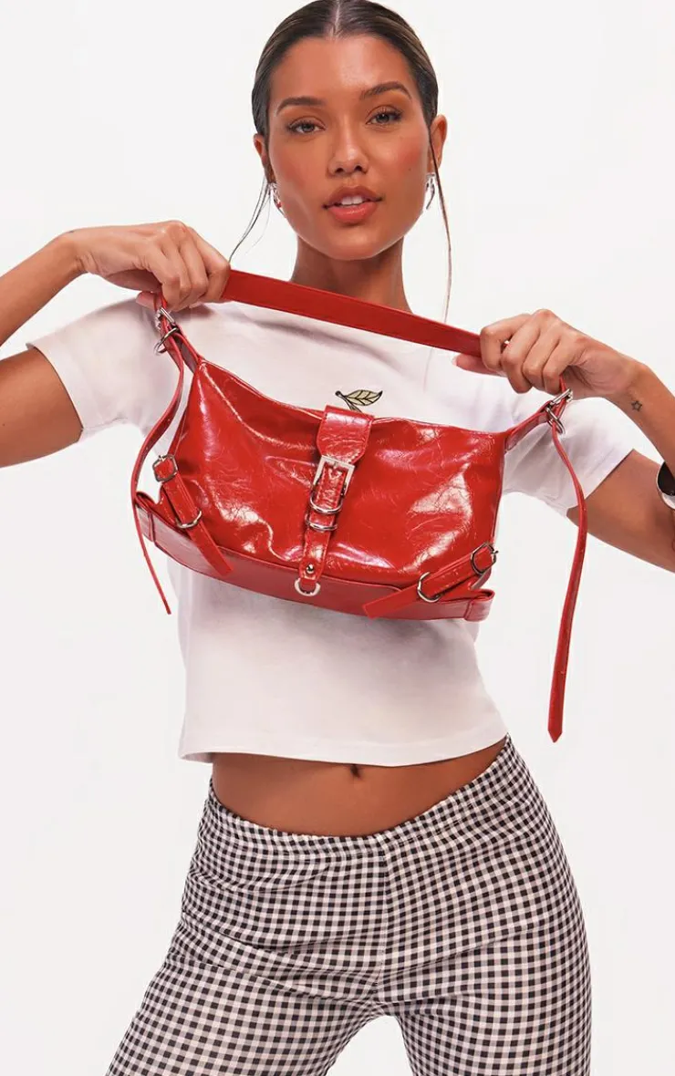 PrettyLittleThing Shoulder Bags*Buckle Shoulder Bag