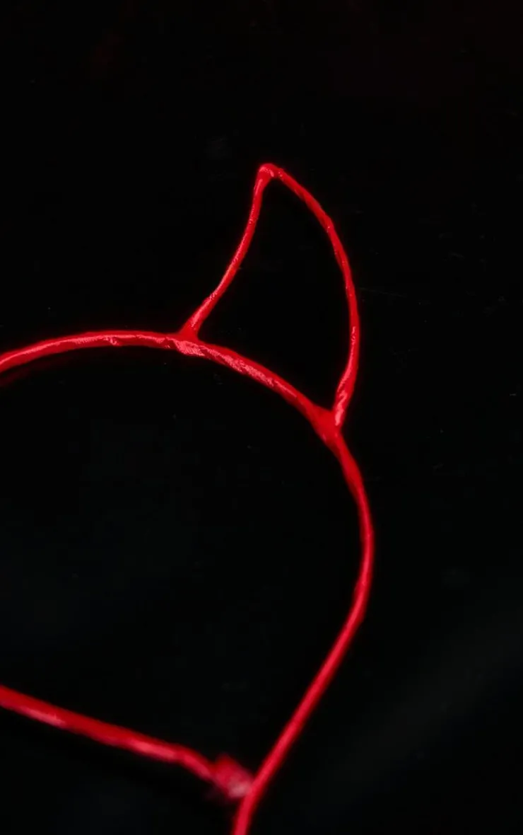 PrettyLittleThing Hair Accessories*Cut Out Devil Horn Headband