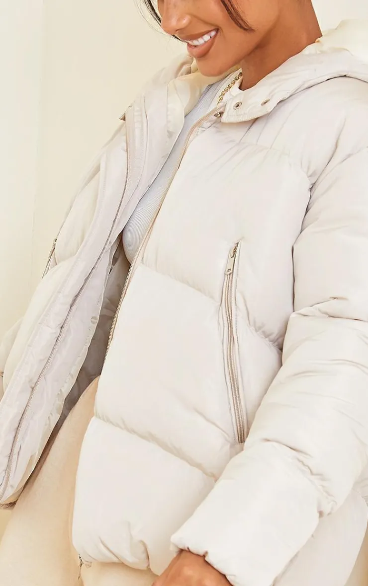 PrettyLittleThing Puffer Jackets*Hooded Padded Oversized Puffer Jacket