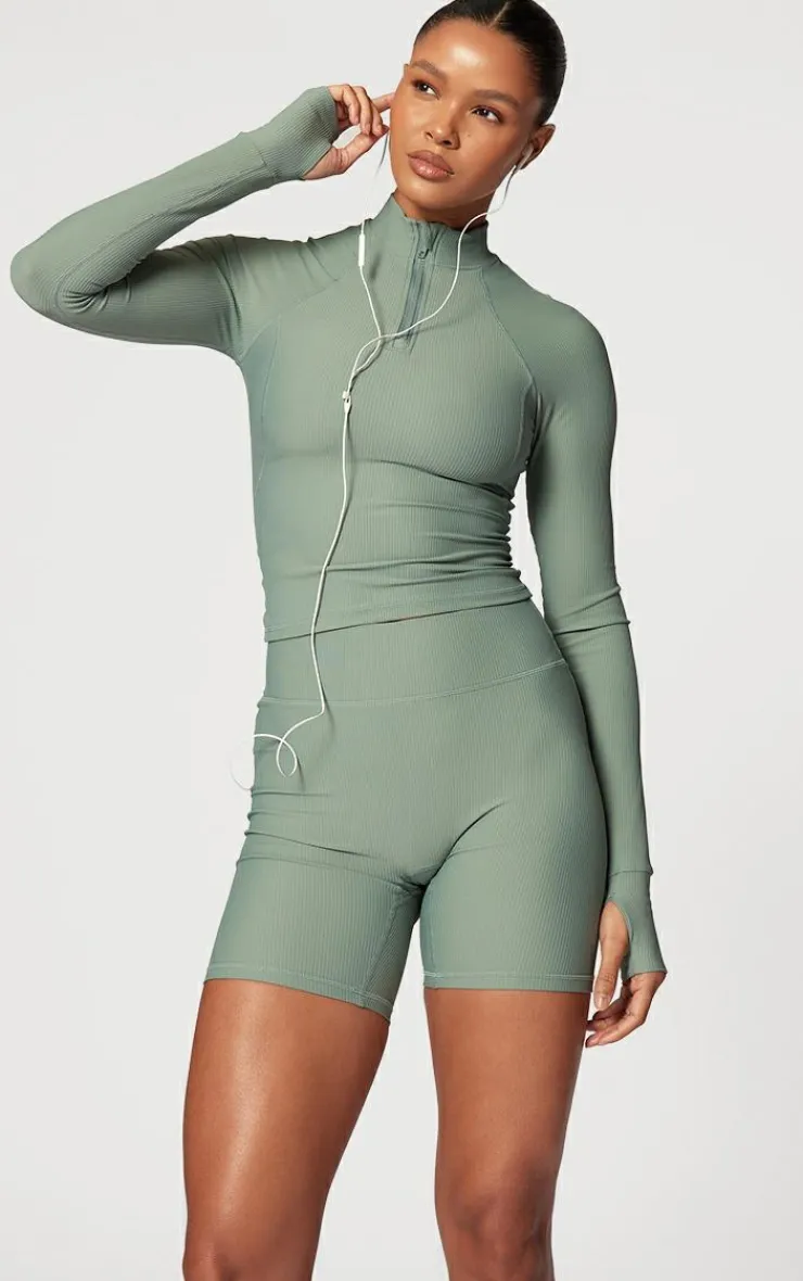 PrettyLittleThing Athletic Jackets*Active Rib Gym Jacket