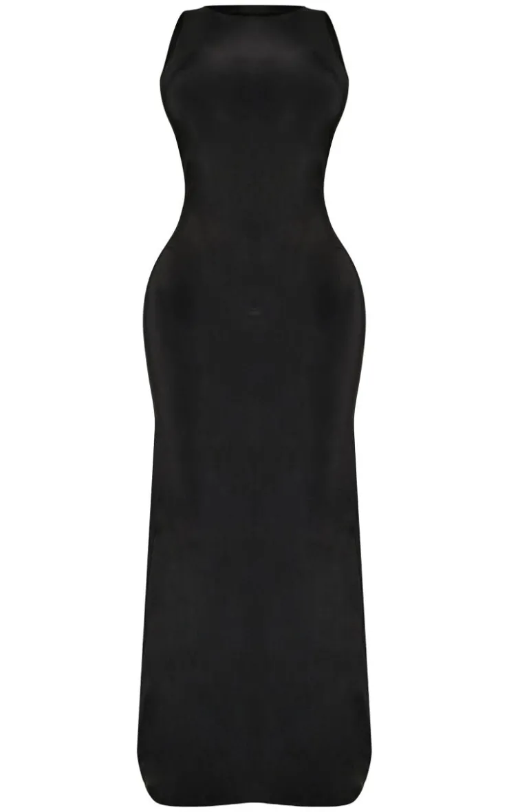 Shape Open Back Rushed Maxi Dress-PrettyLittleThing Discount