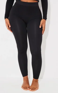 PrettyLittleThing Shape Sculpted High Waisted Leggings Black
