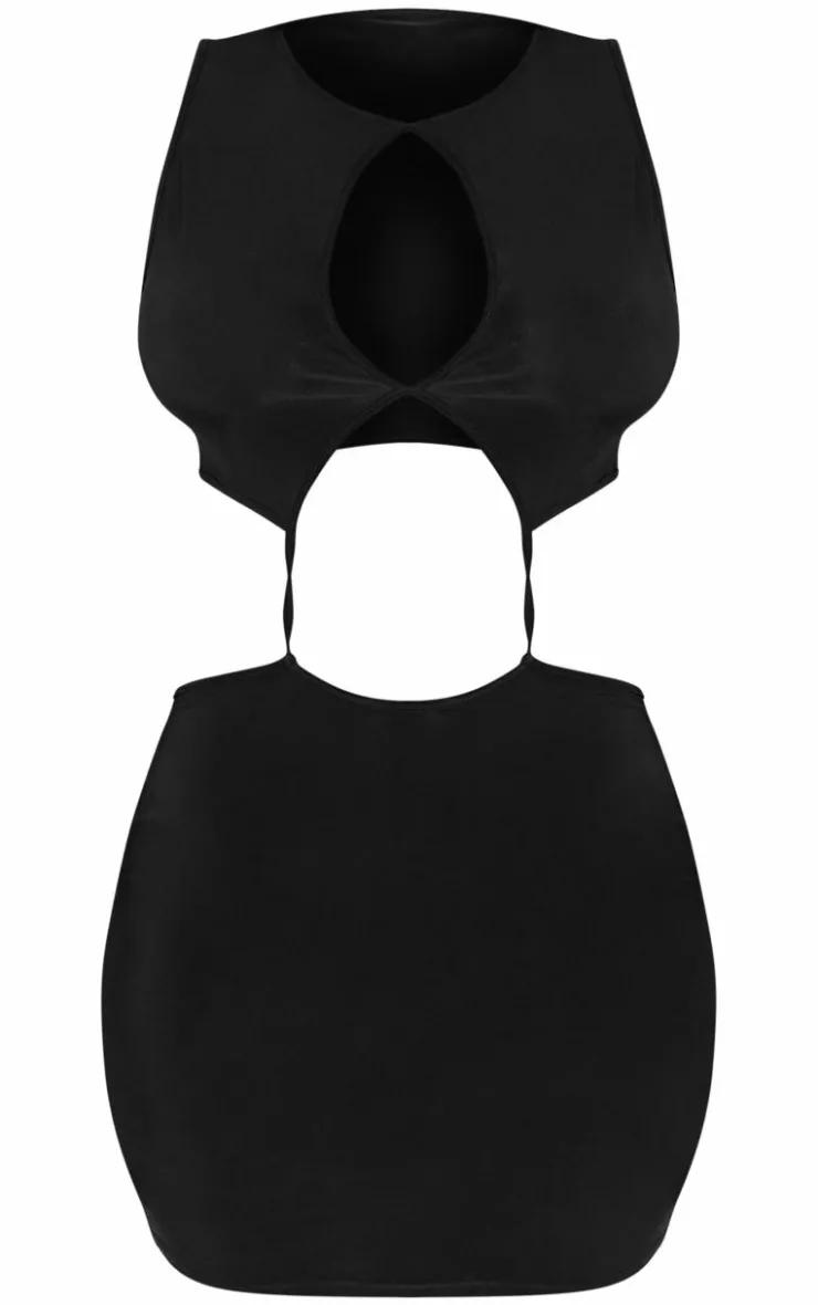 Shape Slinky Cut Out Backless Bodycon Dress-PrettyLittleThing Discount
