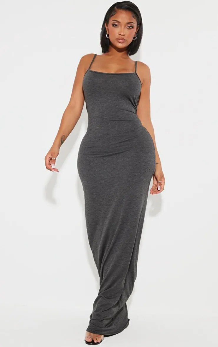 Shape Jersey Strappy Maxi Dress-PrettyLittleThing Discount