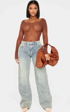 Shape Chocolate Seamless Long Sleeve Bodysuit