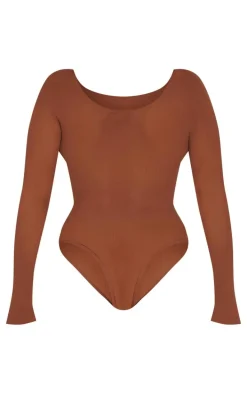 Shape Chocolate Seamless Long Sleeve Bodysuit