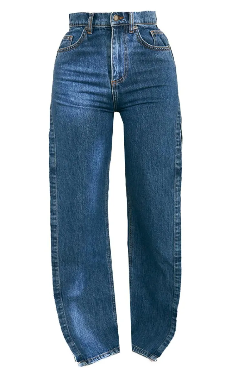 Shape Extreme Split Detail Jeans-PrettyLittleThing Outlet