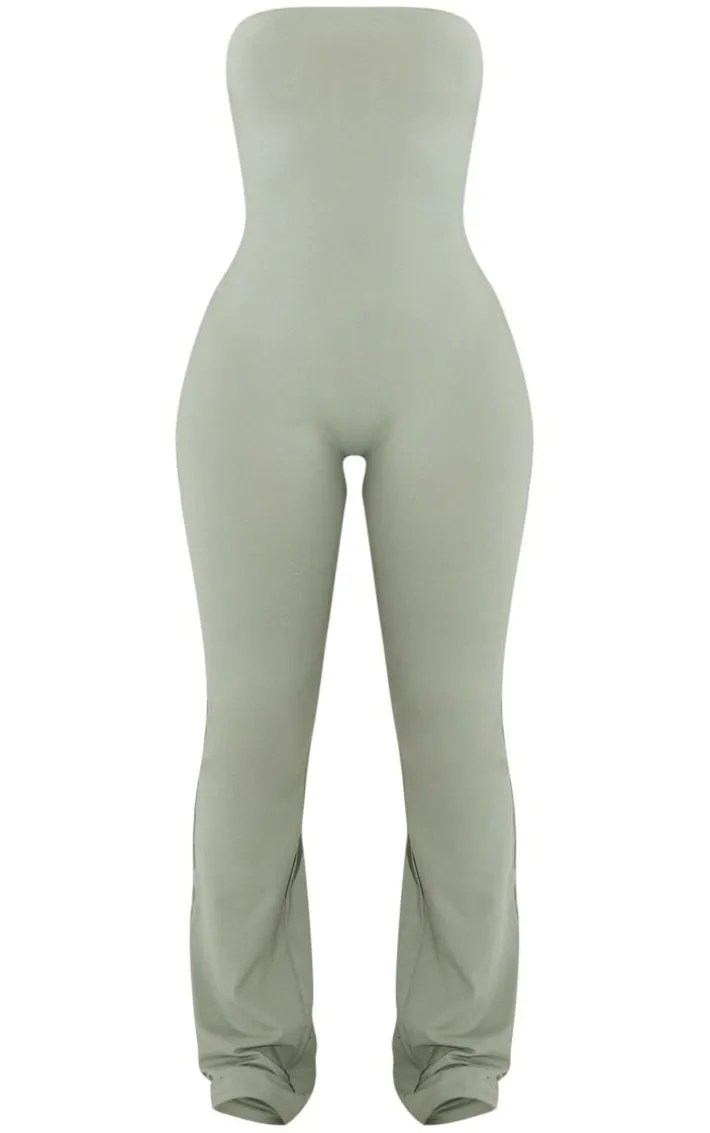 Shape Sage Green Soft Sculpted Bandeau Jumpsuit