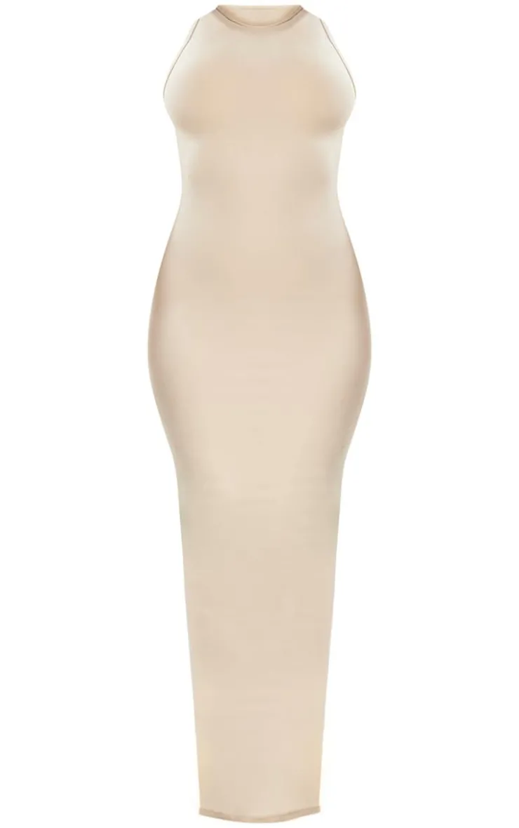 Shape Sculpted Racer Maxi Dress-PrettyLittleThing Outlet