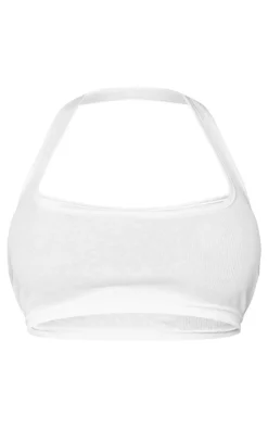 PrettyLittleThing Bralets*Shape Ribbed Halterneck Bralet