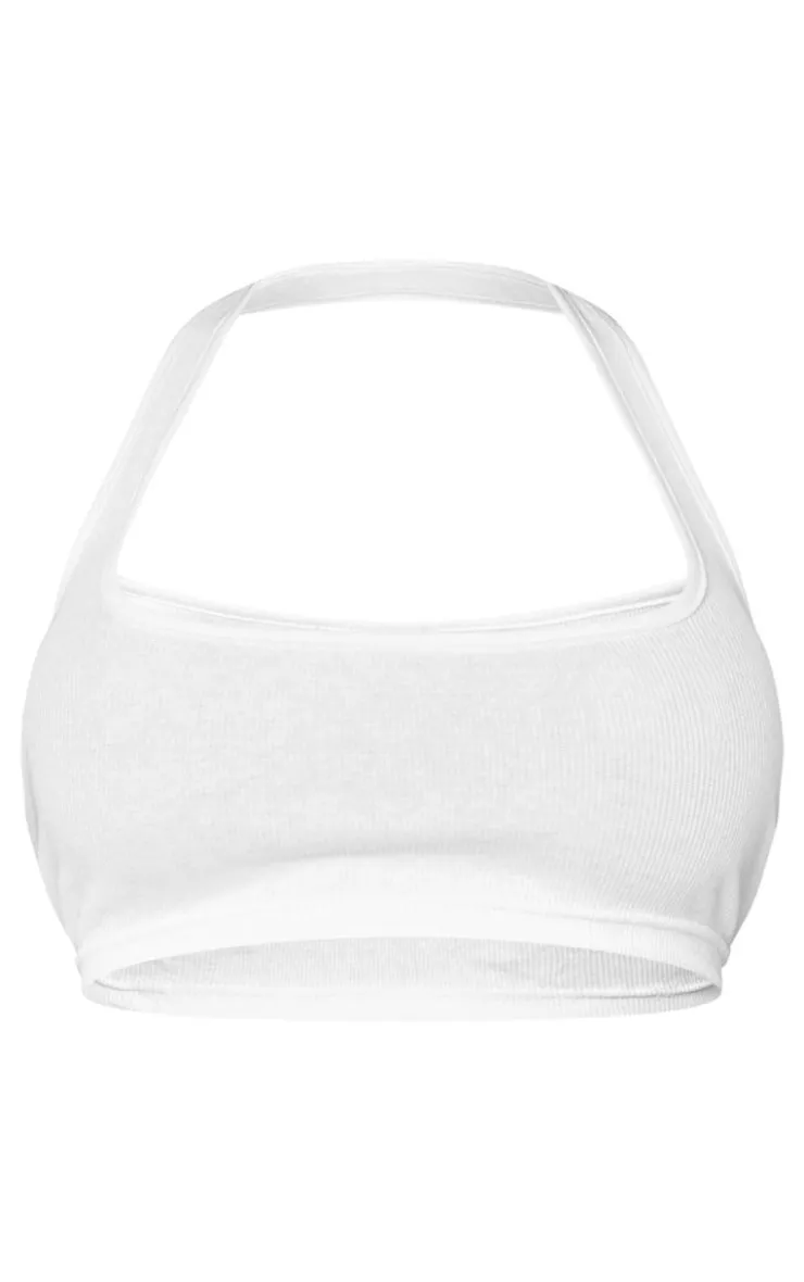 PrettyLittleThing Bralets*Shape Ribbed Halterneck Bralet