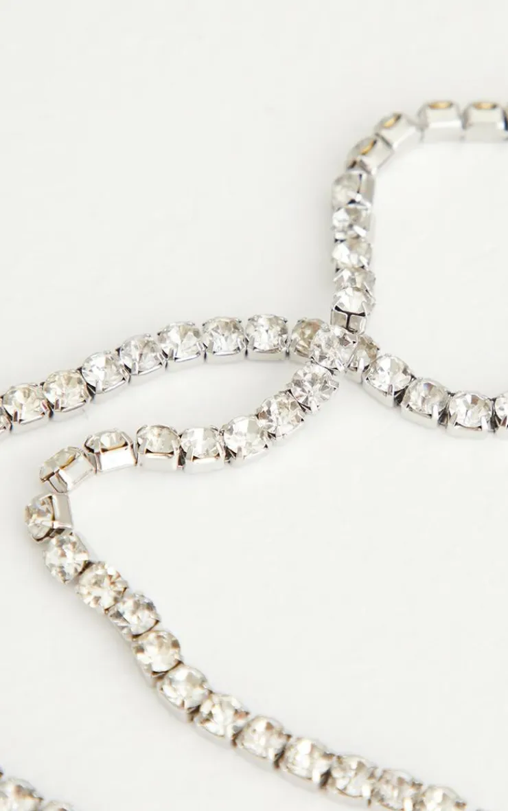 PrettyLittleThing Anklets*Chunky Diamante Multipack Anklet