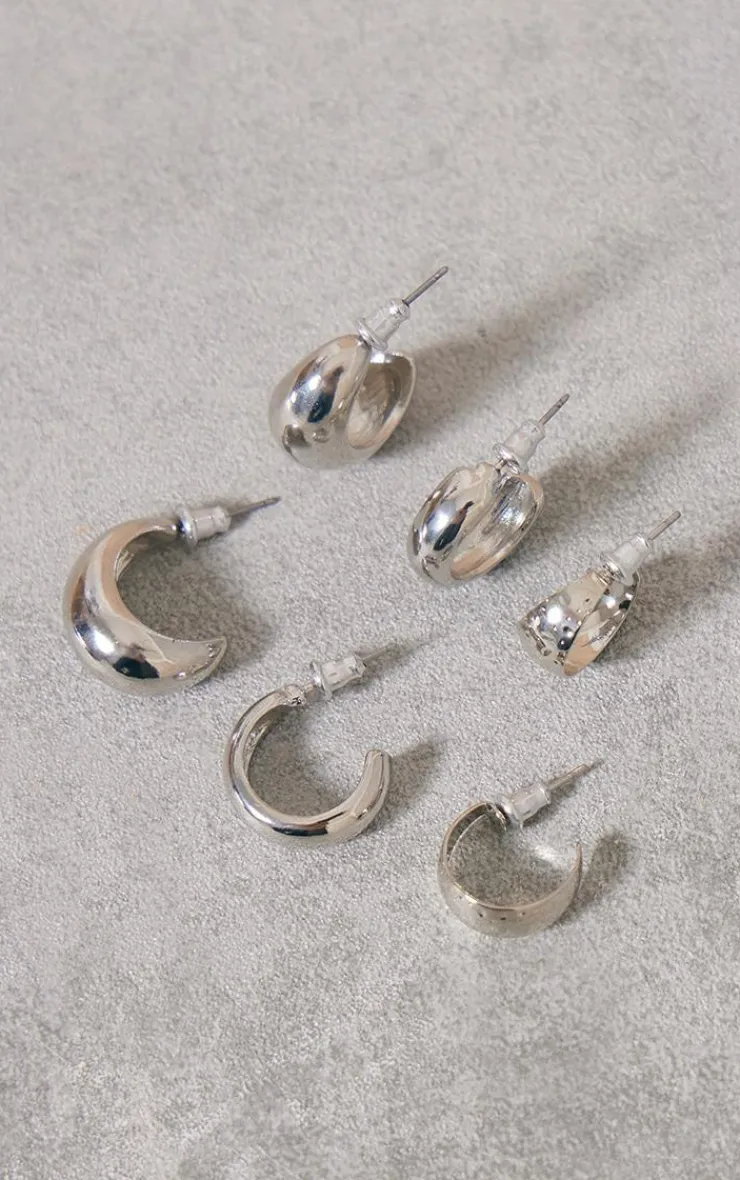 PrettyLittleThing Earrings*Classic Simple Mutlipack Earrings