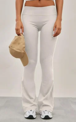 PrettyLittleThing Yoga Pants*Grey Sculpt Flare Yoga Pants