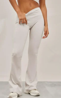 PrettyLittleThing Yoga Pants*Grey Sculpt Flare Yoga Pants