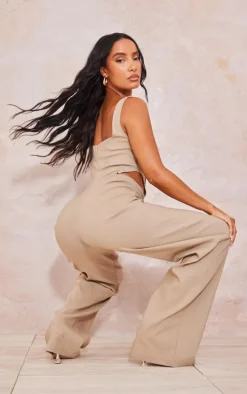 Stone Corset Cut Out Jumpsuit