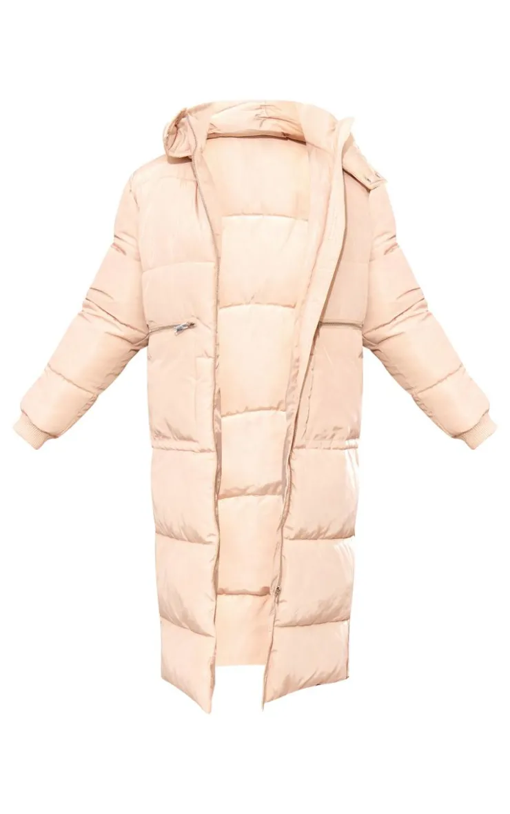 PrettyLittleThing Puffer Jackets*Hooded Maxi Puffer Coat