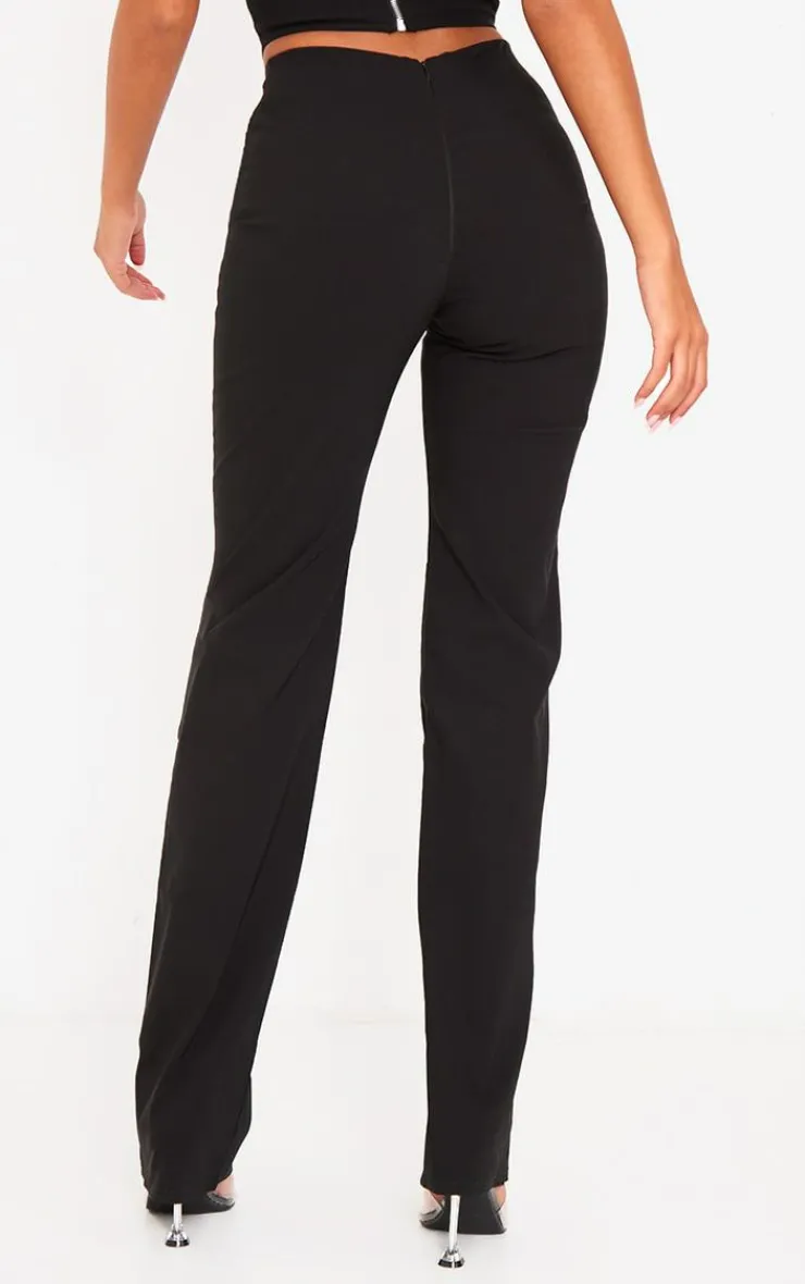 New PrettyLittleThing Tall Stretch Woven Pants Black