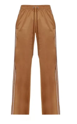 Tall Chocolate Tricot Split Hem Sweatpants