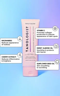 PrettyLittleThing Tanning*Tanologist Daily Glow Hydrating Gradual Tan Fair Medium 250ml