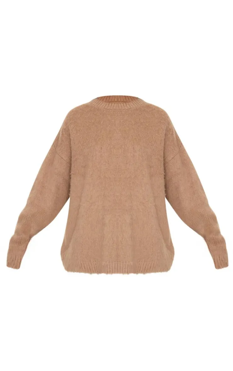 PrettyLittleThing Sweaters*Fluffy Knit Oversized Sweater