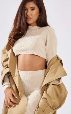 PrettyLittleThing Trench Coats*Warm Hooded Oversized Woven Trench Coat