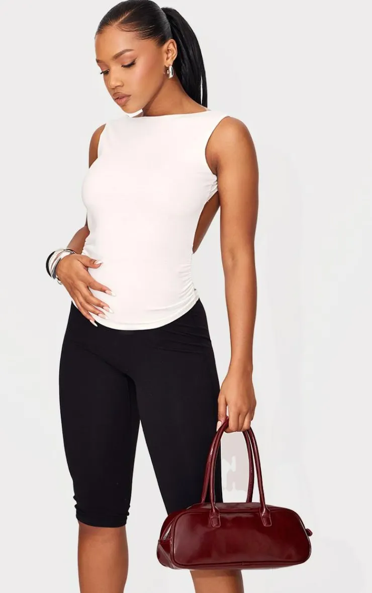 PrettyLittleThing Snatched*Contour Jersey Backless Long Top