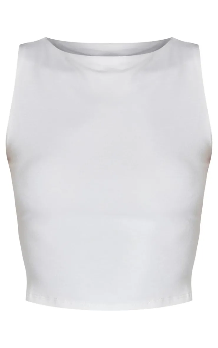 PrettyLittleThing Snatched*Contour Jersey Boat Neck Top