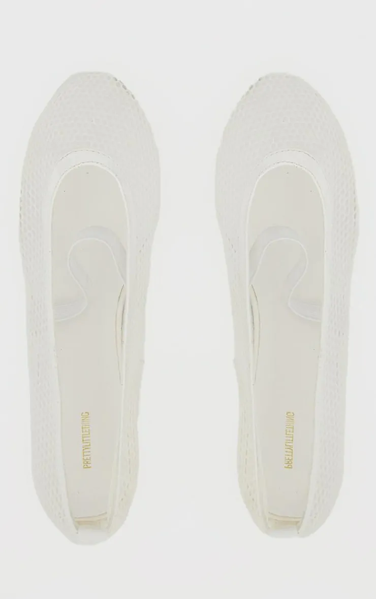 PrettyLittleThing Ballet Flats*Mesh Ballet Flats
