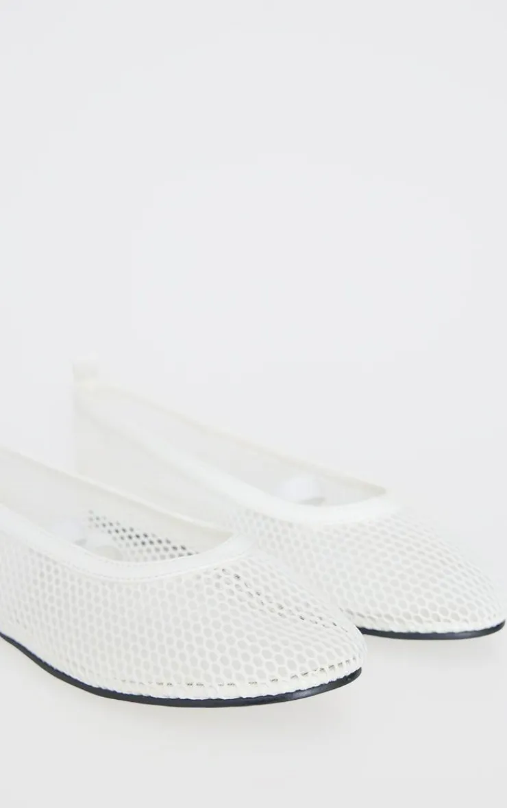 PrettyLittleThing Ballet Flats*Mesh Ballet Flats