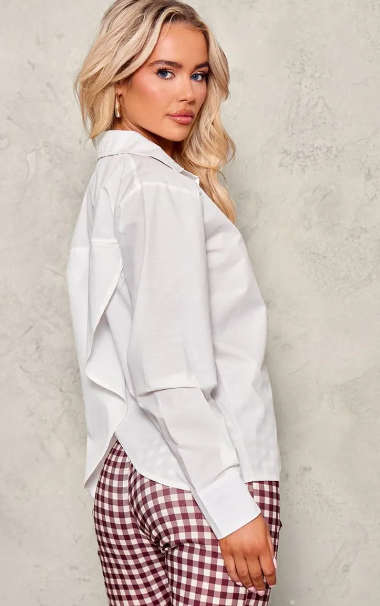 PrettyLittleThing Shirts*Open Back Shirt