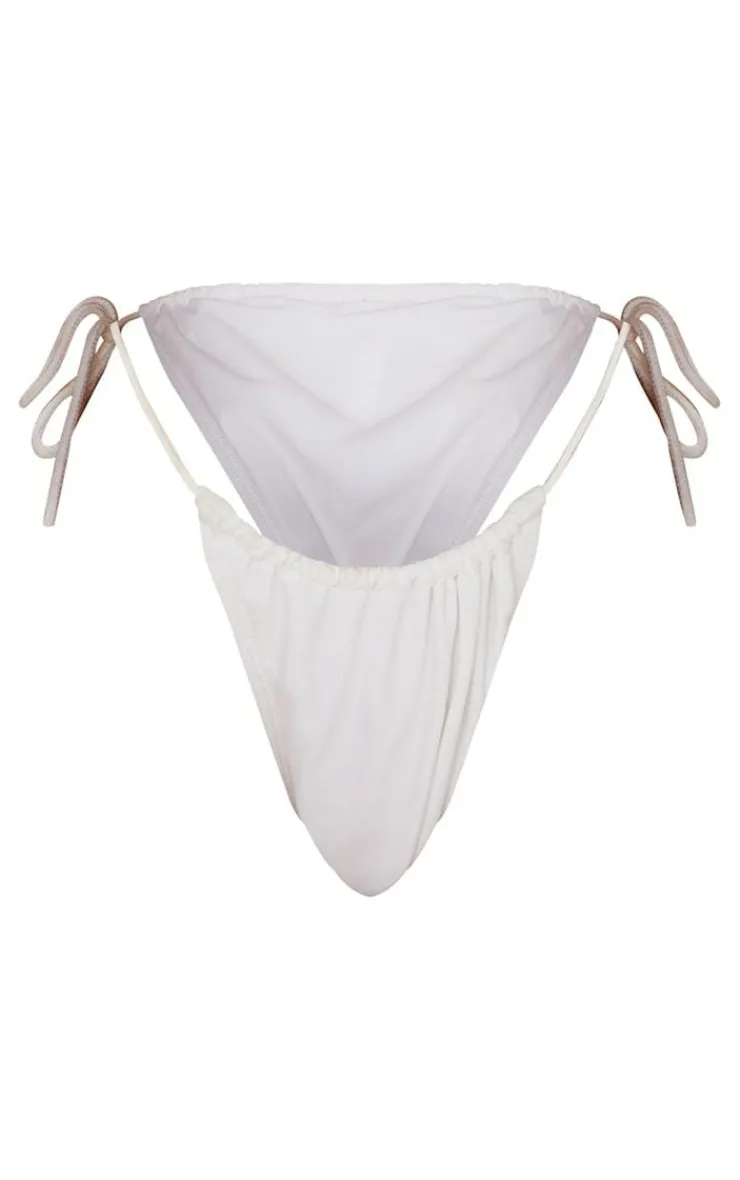 Rope Tie Bikini Bottoms-PrettyLittleThing Sale