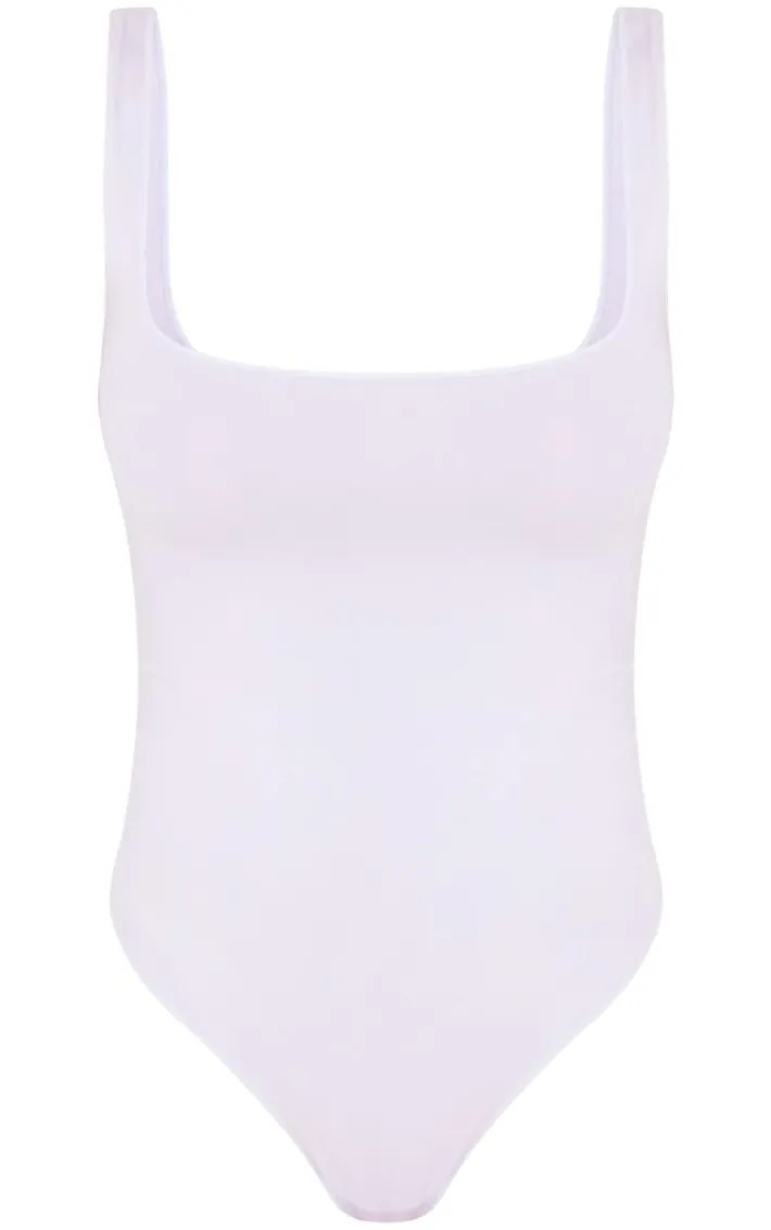 White Seamless Lingerie Bodysuit