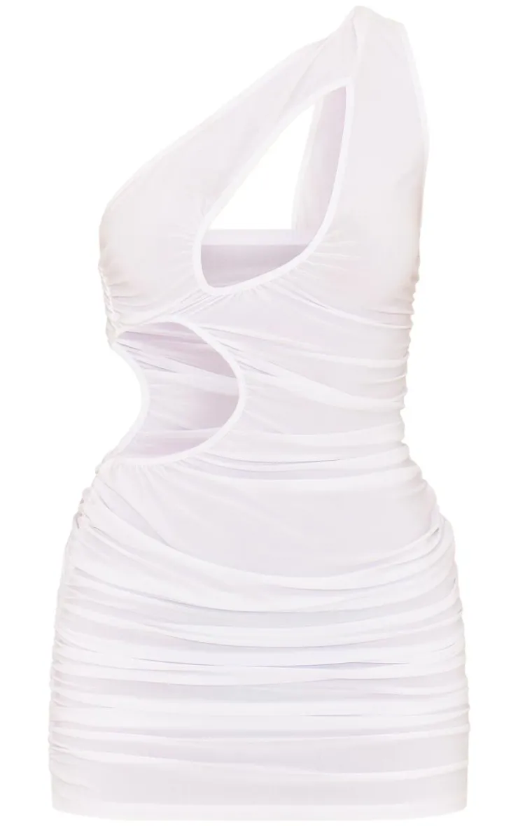 Soft Touch One Shoulder Cut Out Bodycon Dress-PrettyLittleThing Best