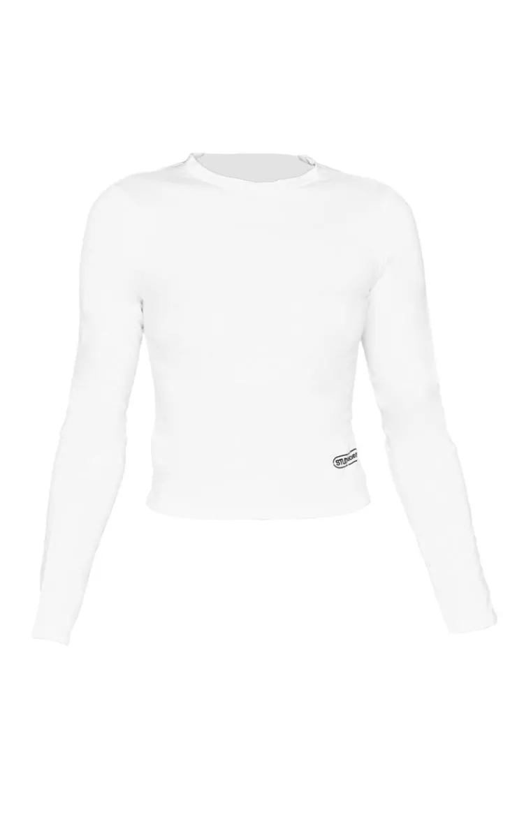 PrettyLittleThing T-Shirts*Studio Archive Graphic Long Sleeve Baby Doll