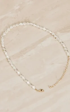 PrettyLittleThing Necklaces*Textured Pearl Choker